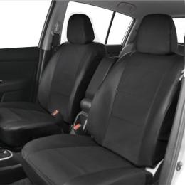 錦産業 Tomboy パンチング&レザーシートカバー ブラック WSF5042