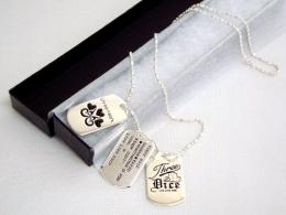 新品 THREE DICE スリーダイス 限定100個 シルバー925 ドッグタグネックレス