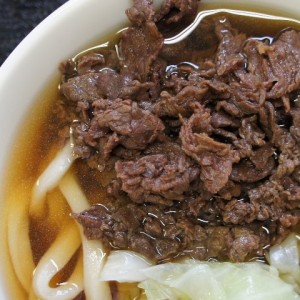 肉うどん(桜肉)